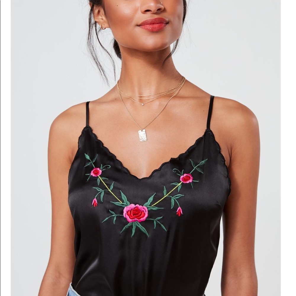 Satin Black Blouse